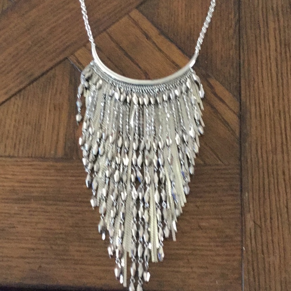 Beautiful classy silver choker